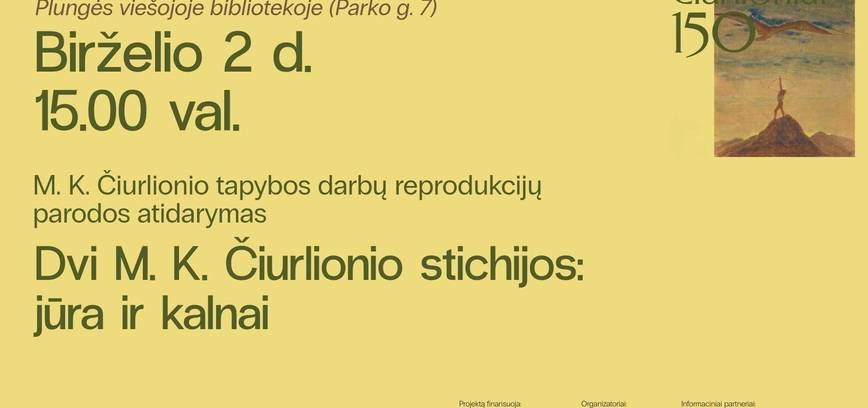M. K. Čiurlionio tapybos darbų reprodukcijų paroda