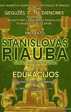 Projekto „Stanislovas Riauba - Žemaitijos Andersenas 2025“ edukacijos