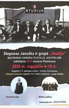 Stepono Januškos ir grupės „Studija“ koncertai