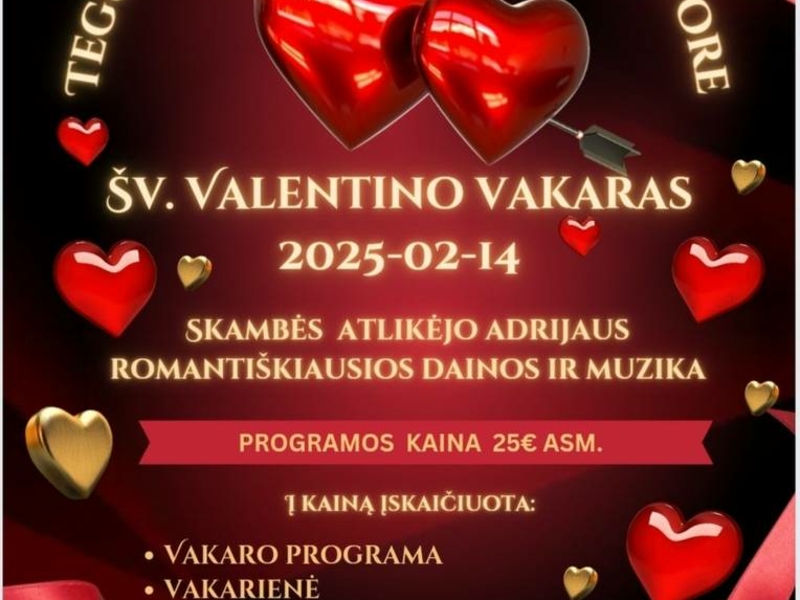 Šv. Valentino vakaras restorane „Linelis”