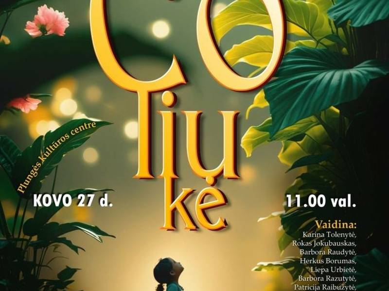 Teatro ,,Saula“ paruošiamosios vaikų grupės premjera COLIUKĖ