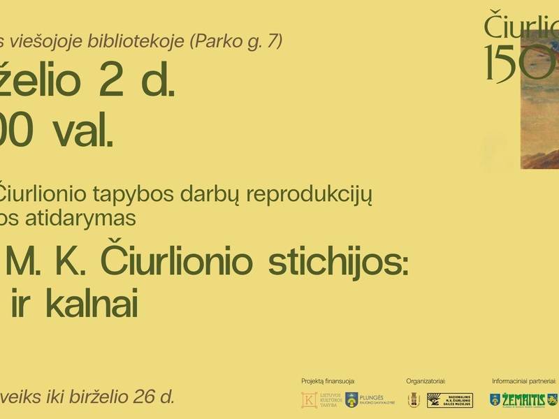 M. K. Čiurlionio tapybos darbų reprodukcijų paroda