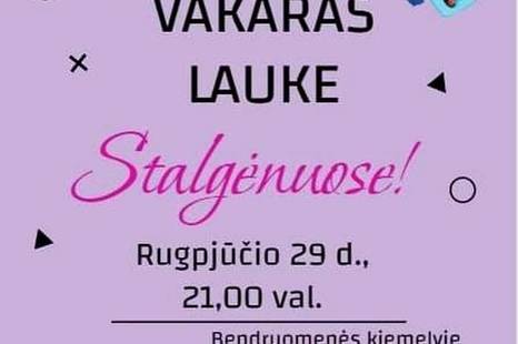 Kino vakaras Stalgėnuose