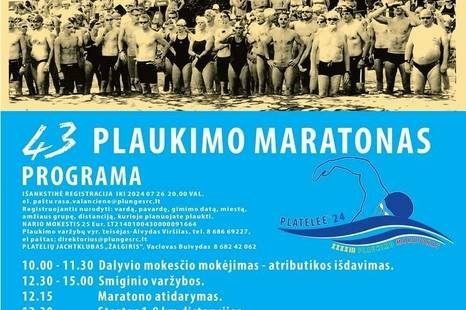 43-asis plaukimo maratonas ,,PLATELEE 2024“