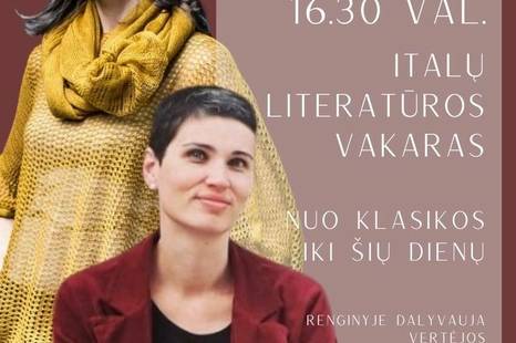 Italų literatūros vakaras