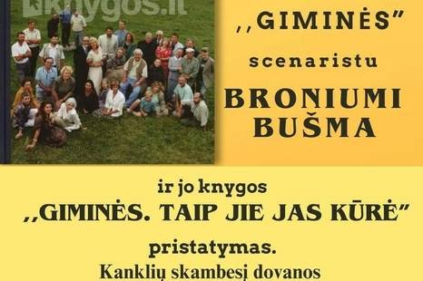 Susitikimas su rašytoju, scenaristu Broniumi Bušma