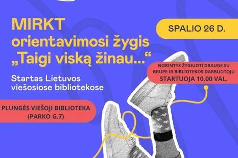 MIRKT orientavimosi žygis „Taigi viską žinau..“