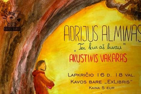 Akustinis Adrijaus Almino koncertas