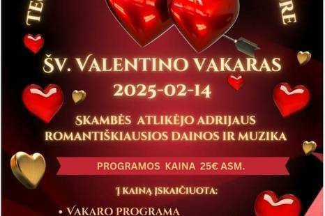 Šv. Valentino vakaras restorane „Linelis”